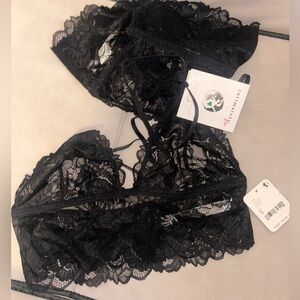 Intimately FP Free People Everyday Lace Long Line 2 pack | size S